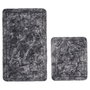 Mijölnir Juego de alfombrillas de baño de algodón - Antracita